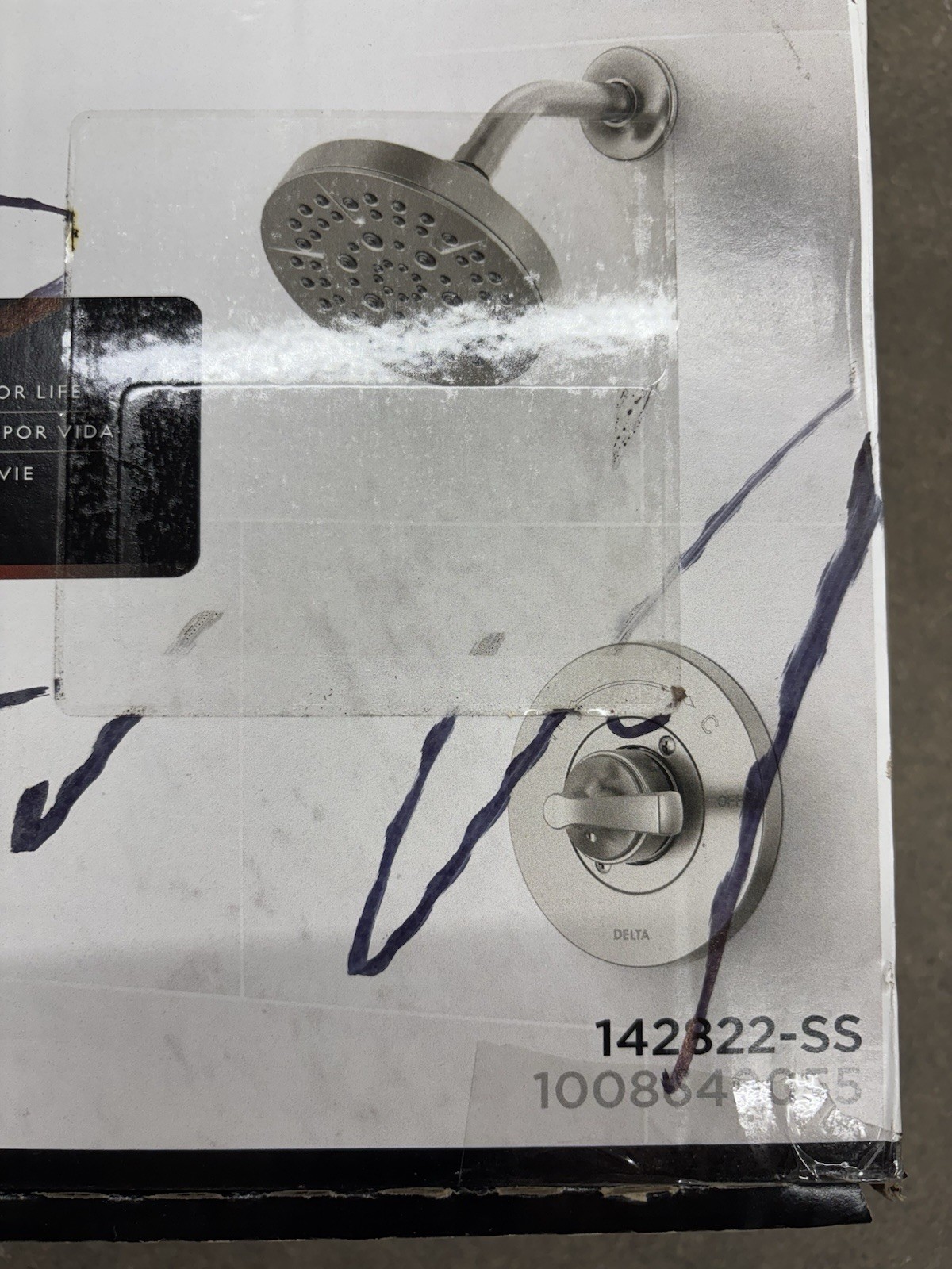Delta Faryn Single-Handle 5-Spray Shower Faucet Brushed Nickel (Valve Included) gallery