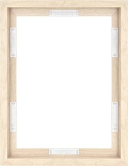 Canvas Float Frames 12X16 Frame, Natural Woodgrain for Finished Canvases, Vertic