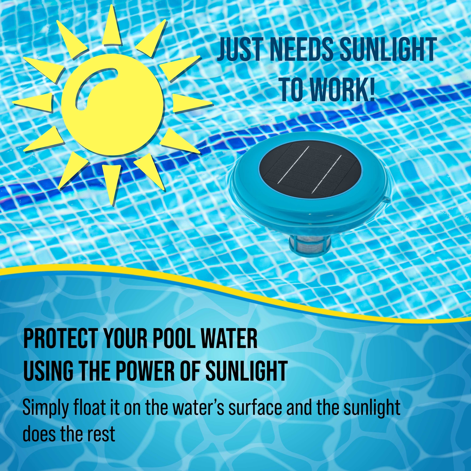 U.S. Pool Supply Solar Pool Ionizer Cleaner & Purifier - Chlorine-Free Sun Shock gallery