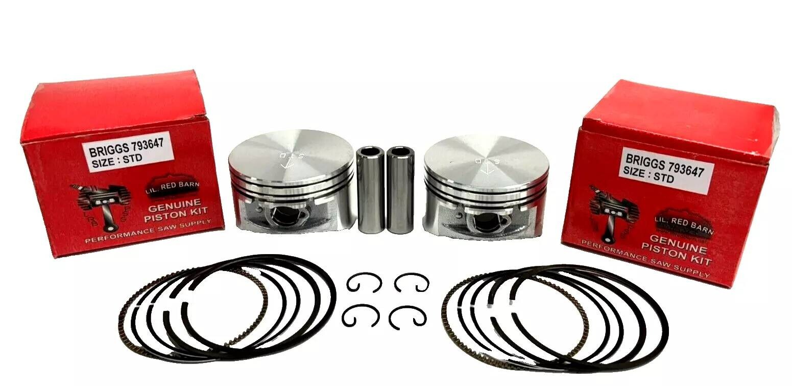 PISTON KITS RODS GASKETS REBUILD FITS BRIGGS V TWIN INTEK 40 CUBIC INCH gallery