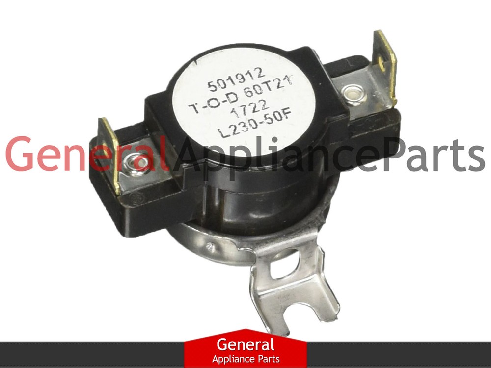 ClimaTek Dryer Thermostat Limit Switch Replaces Samsung # L230-50F 501912