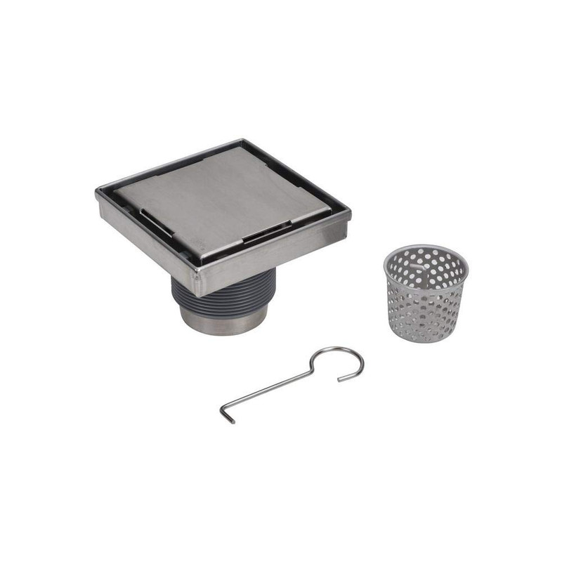 Oatey Designline 6 In. X 6 In. Square Drain Tile-In Grate gallery