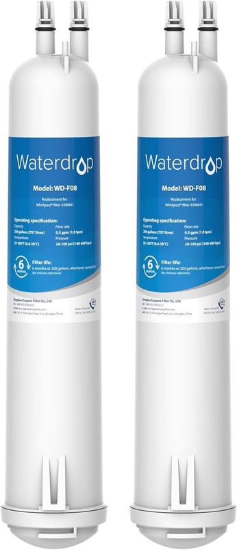 Waterdrop Refrigerator Filter, Replacement for Kenmore® 46-9083, 46-9030, 2 Pack gallery