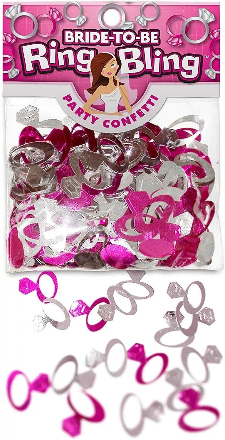 Bride To Be Ring Bling Confetti Bachelorette Party Favors 20 Grams gallery