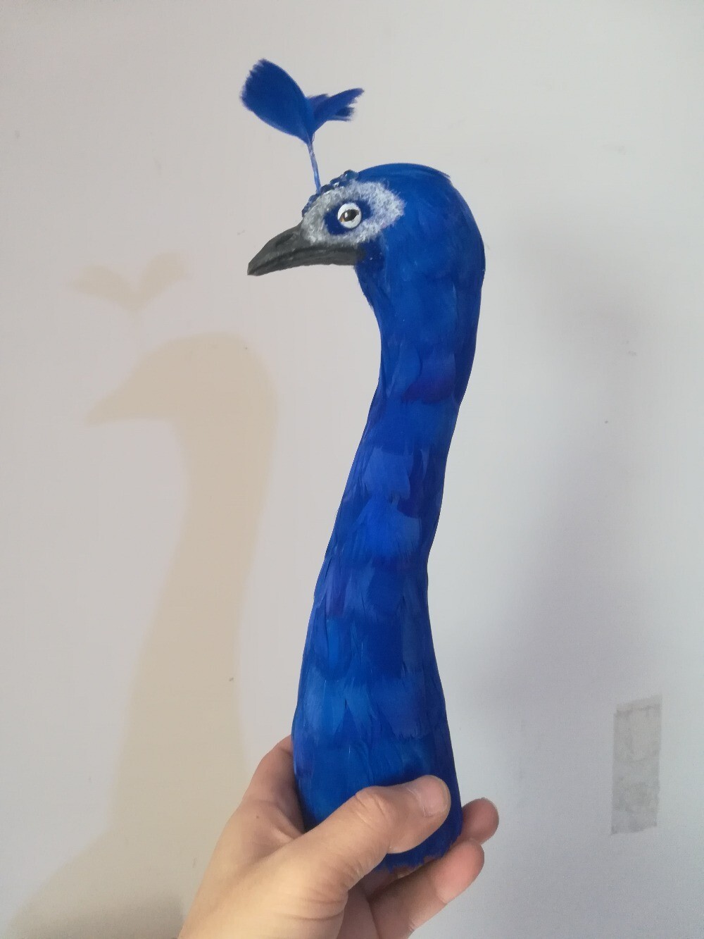 simulation blue peacock head model foam&feather peacock bird head about 30cm gallery