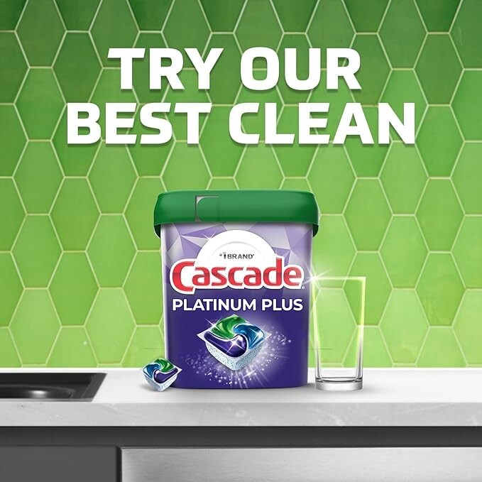 Cascade Complete Powder Dishwasher Detergent, Fresh Scent, 75 oz, White gallery