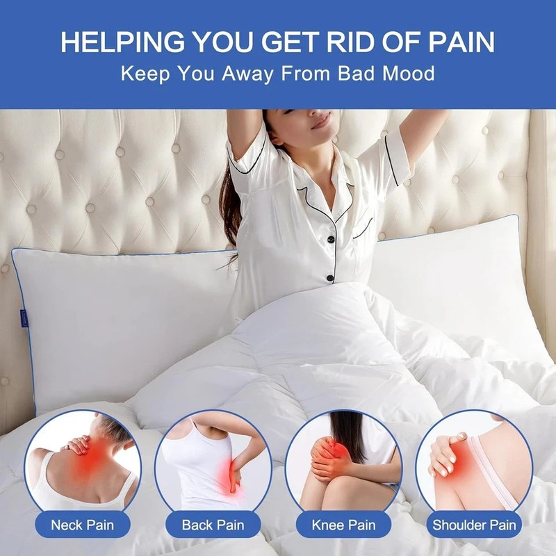 Memory Foam Body Pillow Insert - Full Body Pillow for Adults - Soft Large Long B gallery