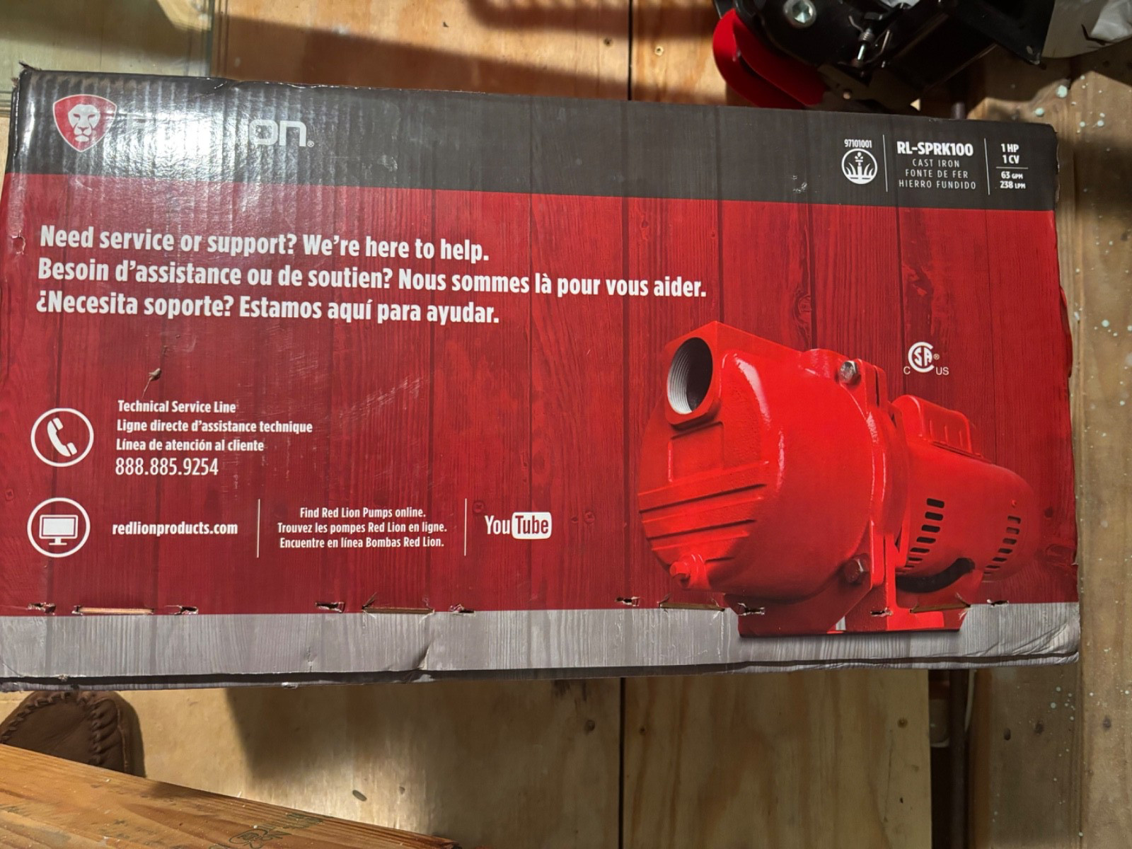 NEW RED LION SPRK100 SPRINKLER / IRRIGATION PUMP 1.0 HP 115/230 DUAL VOLTAGE gallery