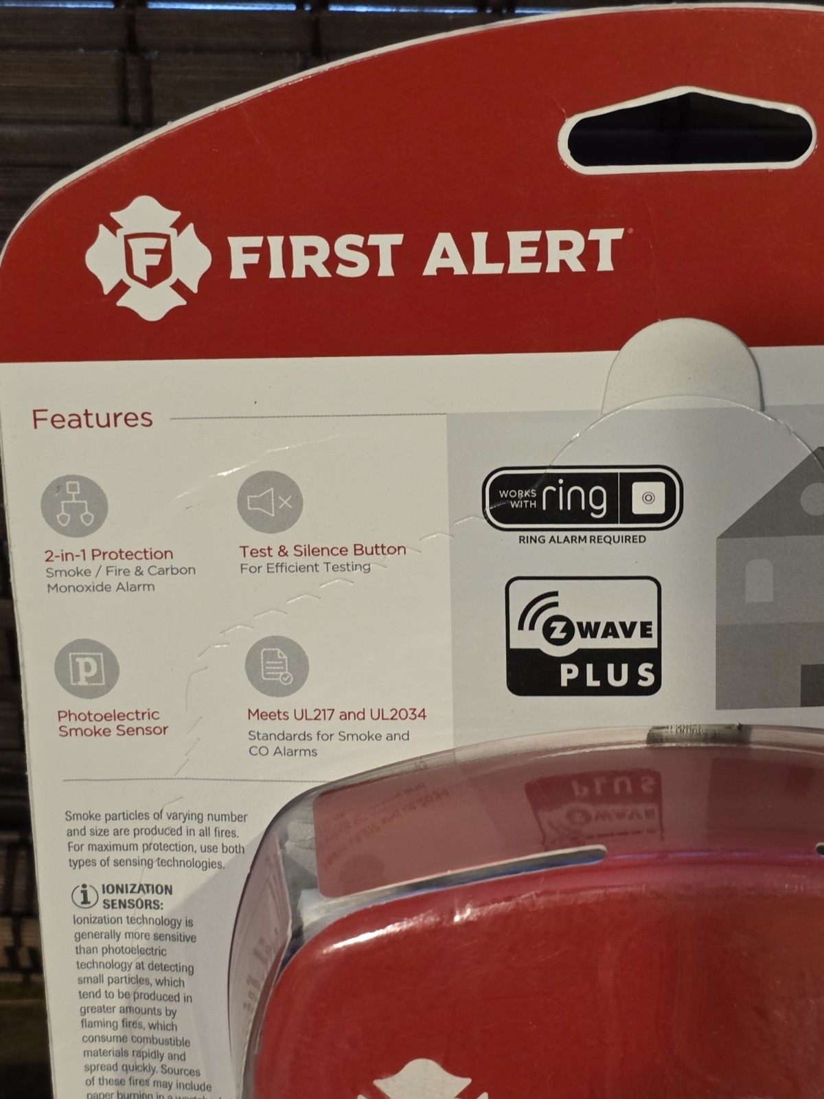 First Alert Z-Wave+ 2-in-1 Smoke & CO Alarm - Ring Alarm REQUIRED gallery