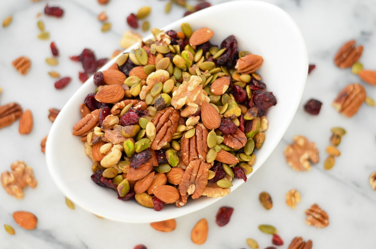 2 Packs Trader Joe's Omega Trek Mix Dried Cranberry Roasted Nut Blend 12 oz Each gallery