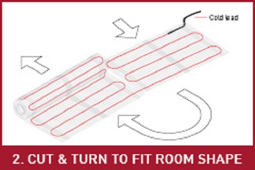 Nuheat Mesh Electric Floor Heating Systems 120V ~ All Sizes Available ~ gallery