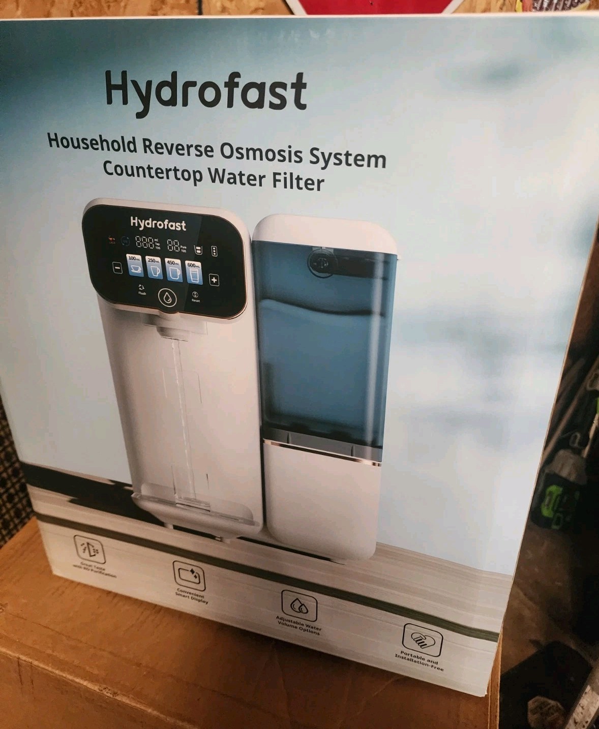 Hydrofast B100 Countertop Reverse Osmosis System,Water Filters,6 Stage Filtratio gallery