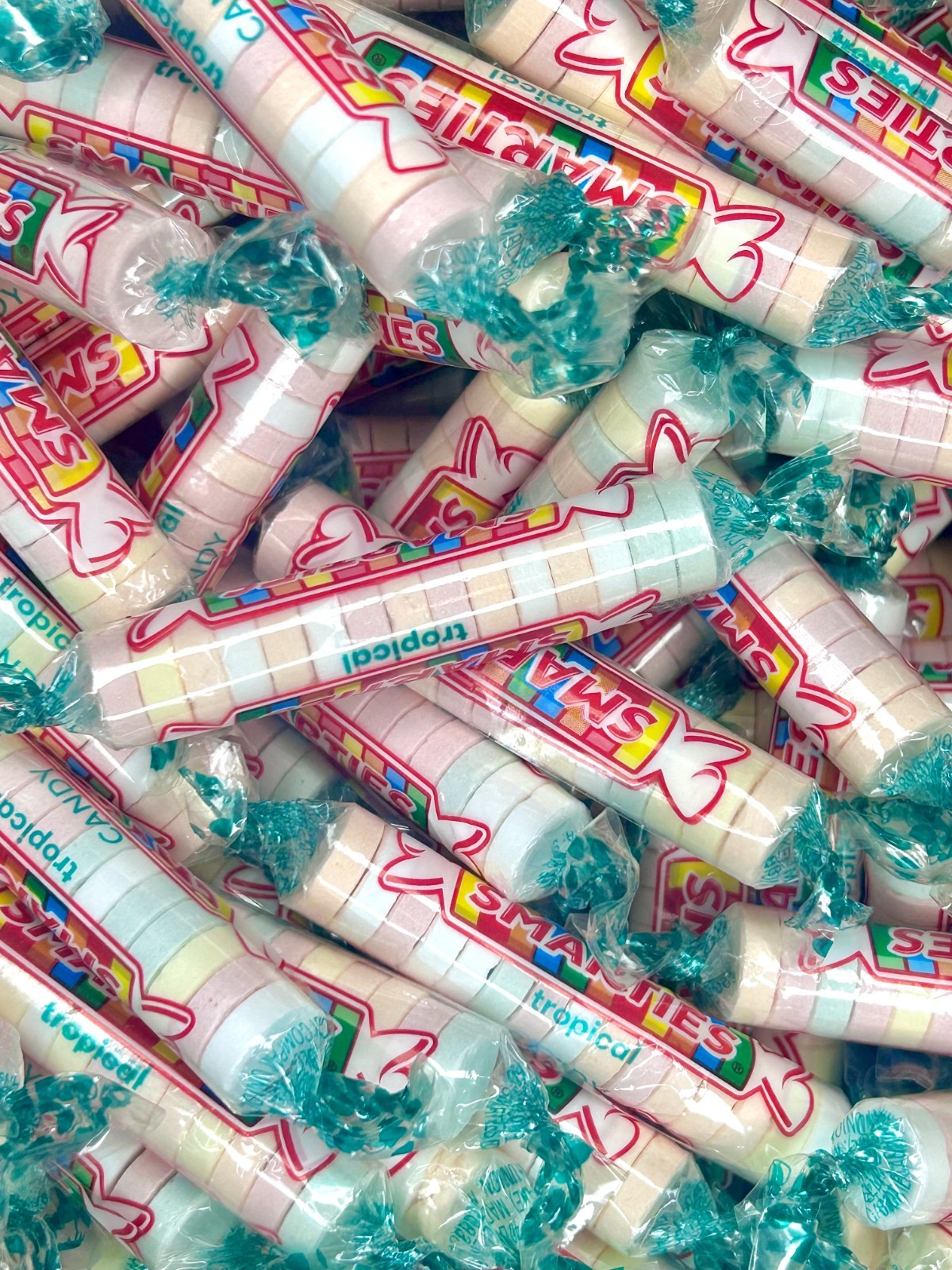 Tropical Smarties Bulk Candy 1LB 2LB 3LB 4LB 5LB 10LB Tropical Smarties Rolls gallery