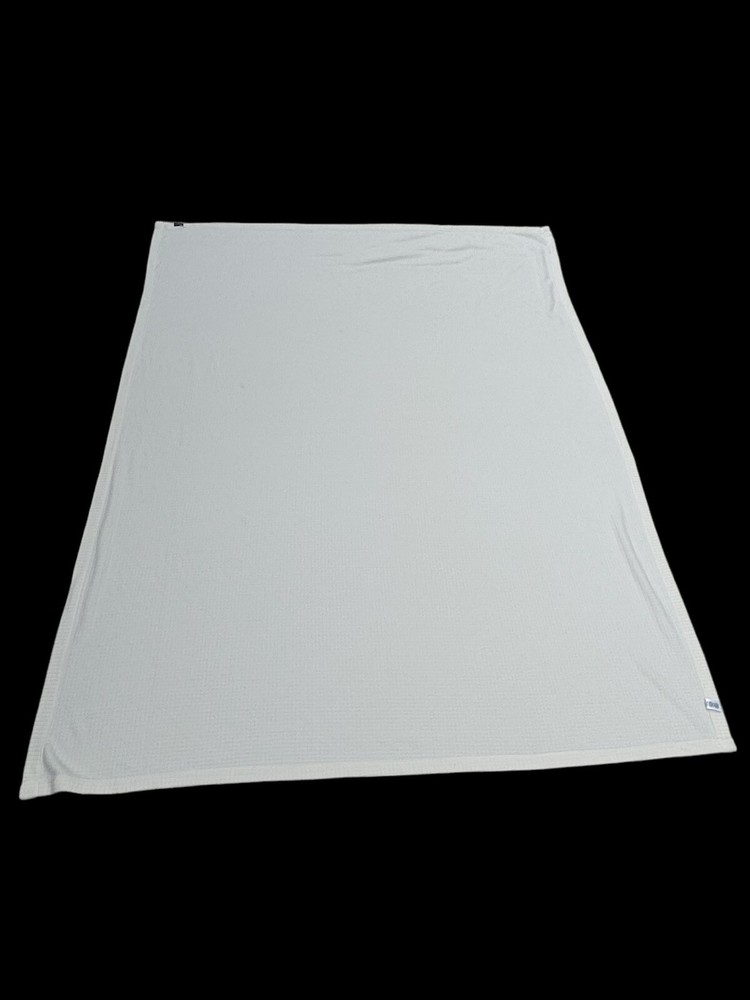 Berkshire Blanket Polartec Soft Polyester 87”x64” White in EUC