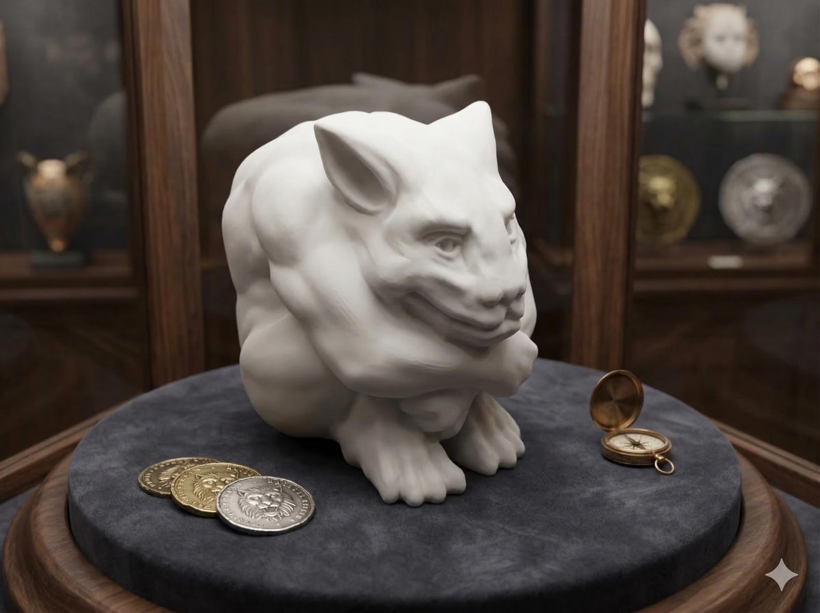 Sitting Gargoyle Statue - Any Color - Garden or Desk Topper - Many Gargoyles in gallery