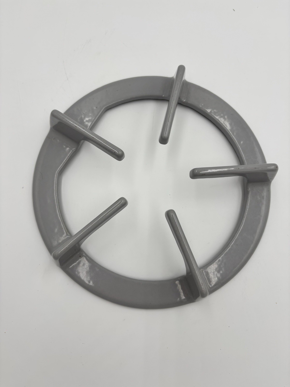 Burner Grate GAS COOKTOP BURNER GRAY Cast Iron Replacement Part Approx 7.5" gallery