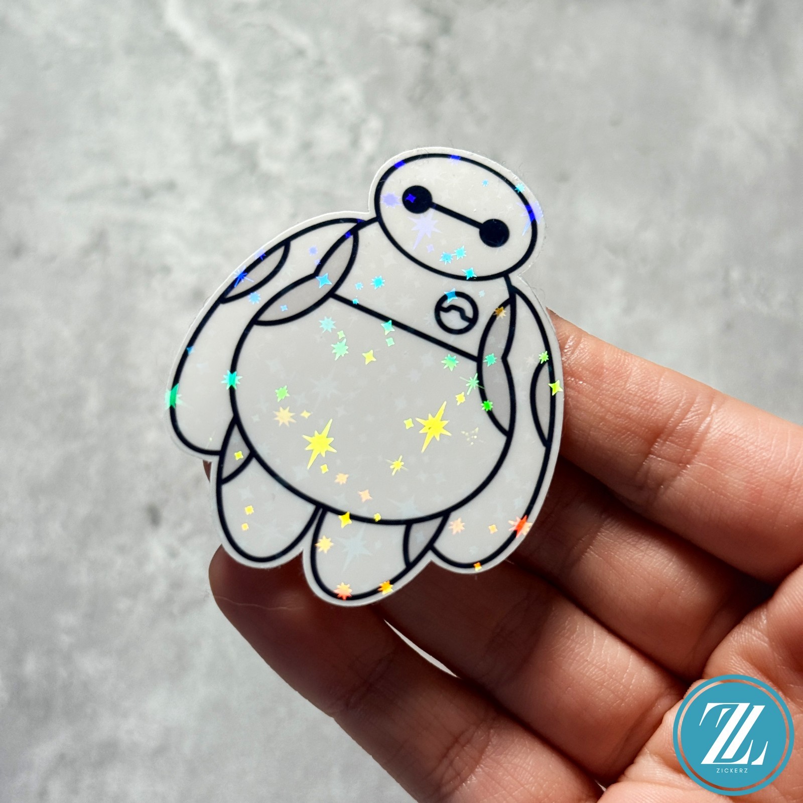 Baymax Vinyl-Coated Sticker | Handmade Big Hero 6 Decal gallery