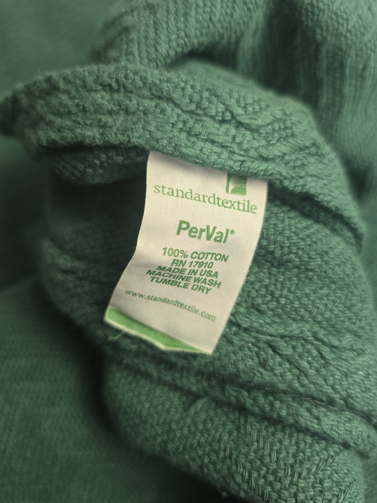 Standard Textile PerVal 100% Cotton Blanket 66x90 Military Green gallery