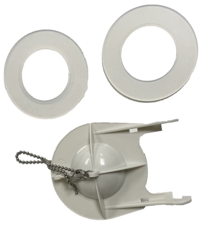 NuFlush Flapper for NuFlush Champion 4 Toilet Valve with 2 Extra Silicone Seals gallery