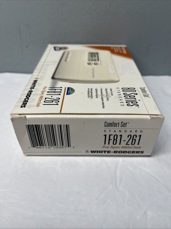 White-Rogers 1F81-261 Programmable Thermostat Multi-Stage Digital Control Opn Bx gallery