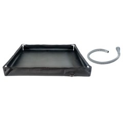 Space Saving Camping Shower Basins Multipurpose Folding Shower Pan with Drains