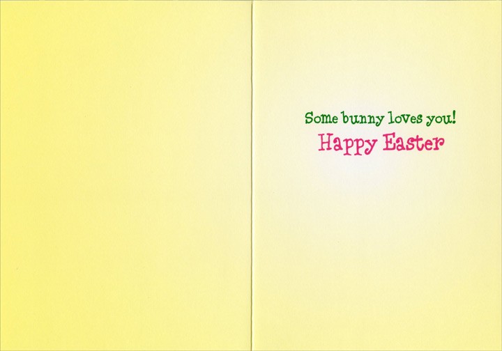 Chipmunk Bunny In Tulip Avanti Easter Card - Greeting Card by Avanti Press gallery