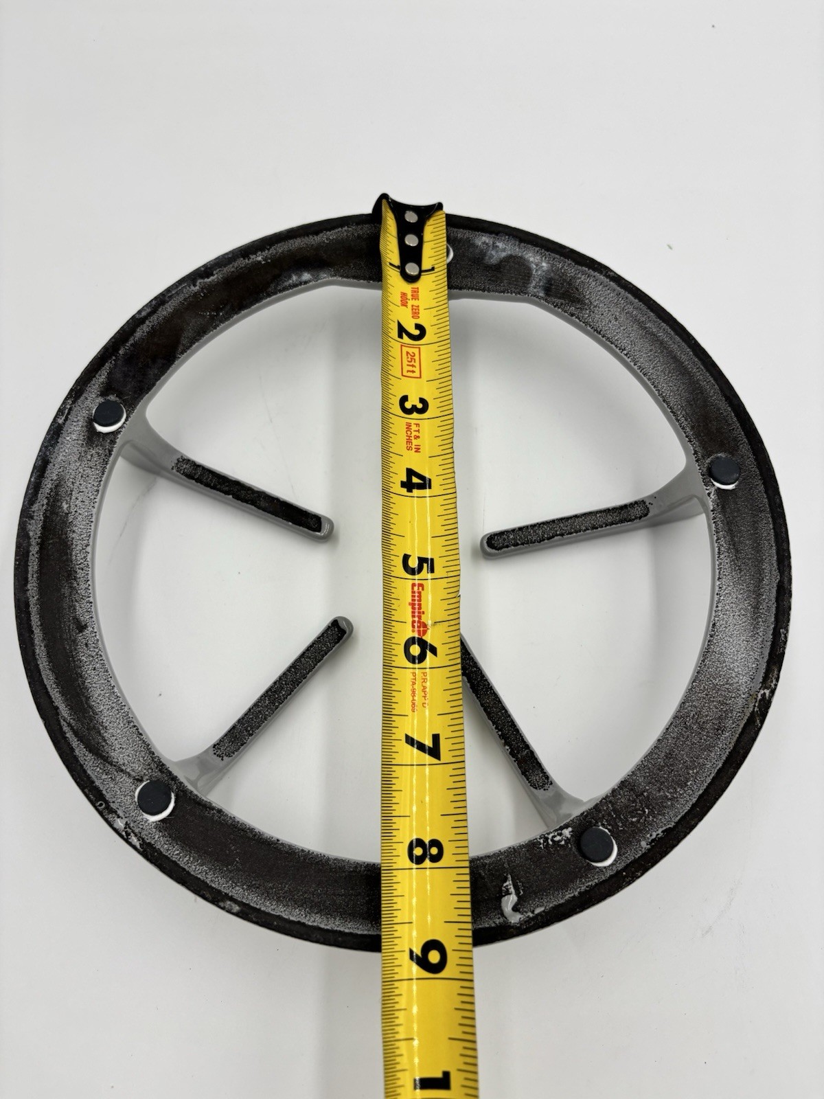 Burner Grate GAS COOKTOP BURNER GRAY Cast Iron Replacement Part Approx 8.75" gallery