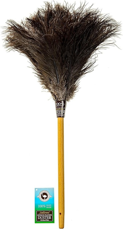 Ostrich Feather Dusters, , Mini Duster, 14" L gallery