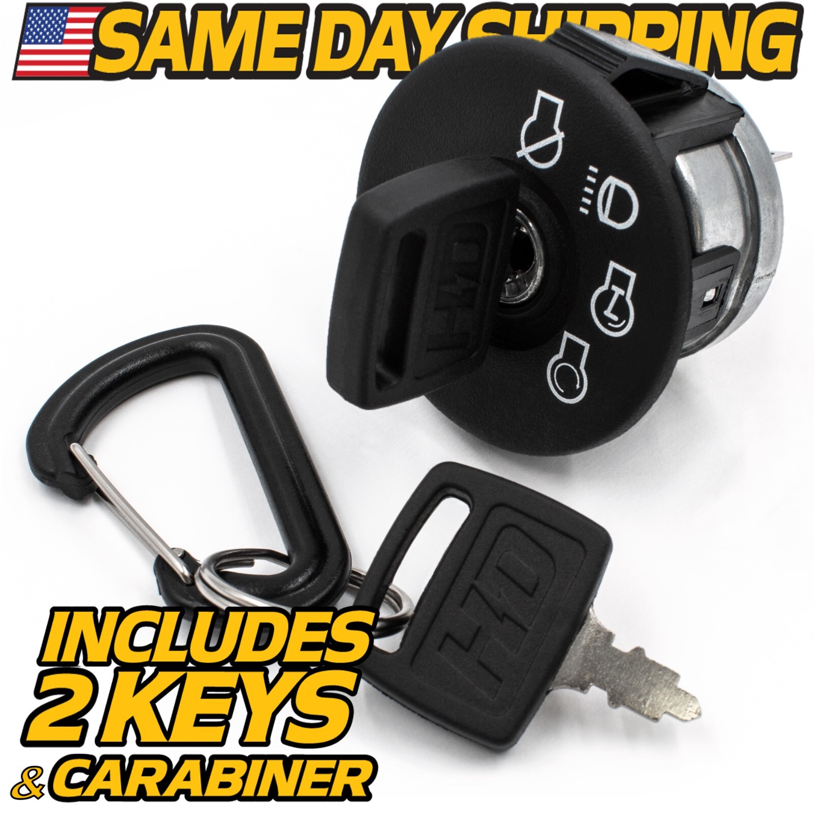 Ignition Key Switch fits Ariens Gravely Zoom ZT XL Zero Turn Mowers w/2 Keys gallery