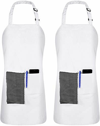 Utopia Kitchen Adjustable Bib Apron (2-Pack) Water Oil Resistant Chef Aprons gallery