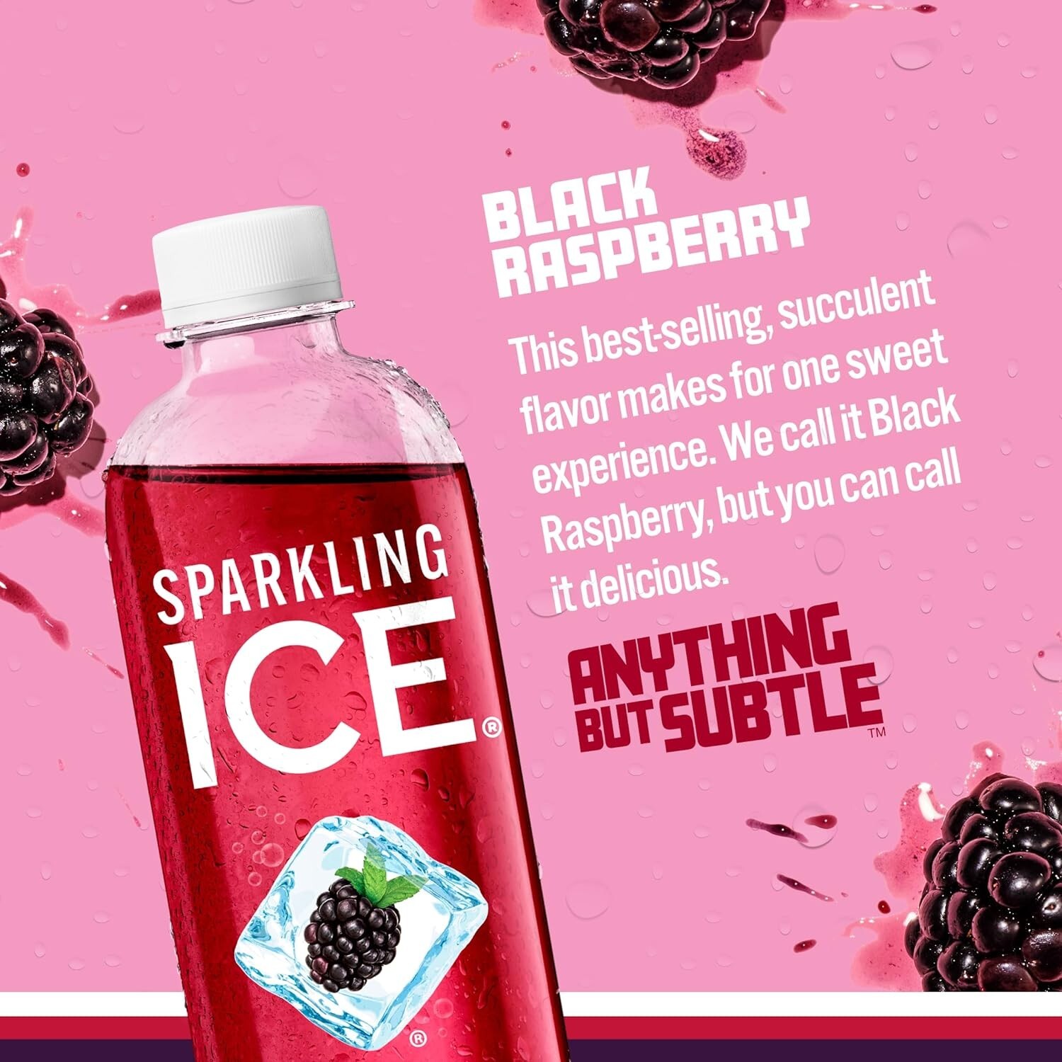Sparkling ICE Black Raspberry Water Zero Sugar Vitamins Antioxidants 12 Pack gallery