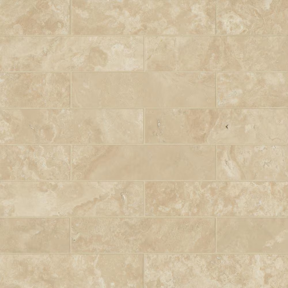 Durango 3 In. X 12 In. Brushed Durango Travertine Stone Look Subway Tile (10.0 S gallery