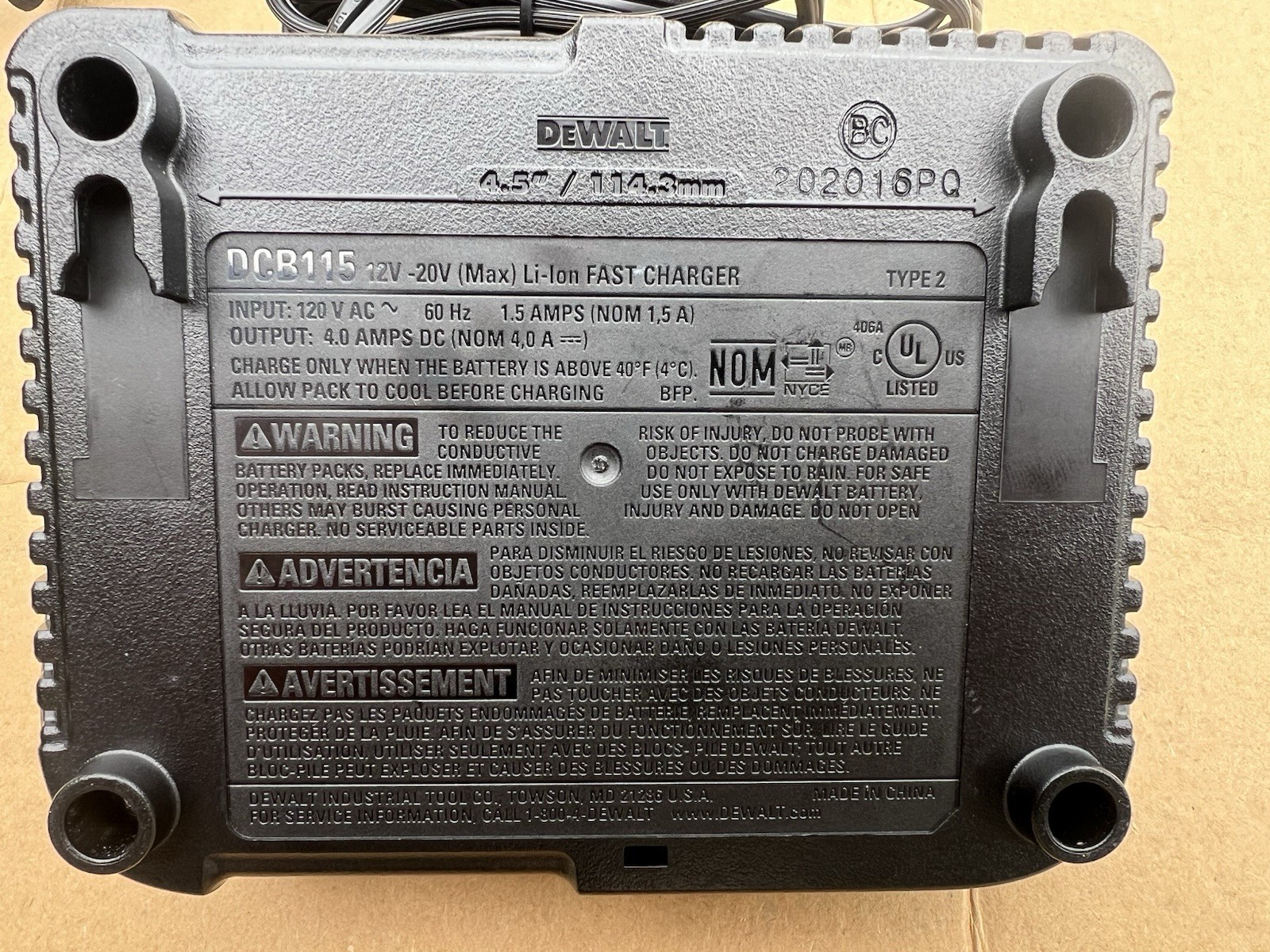 🇺🇸DEWALT DCB115 12V/20V MAX Lithium-Ion Battery Charger🇺🇸 gallery
