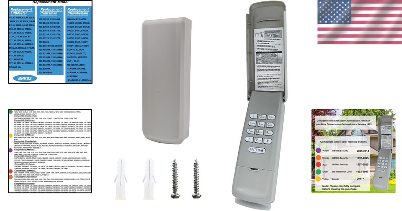 Multi-User Garage Keypad System - Easy Programming & Secure Temporary Codes gallery