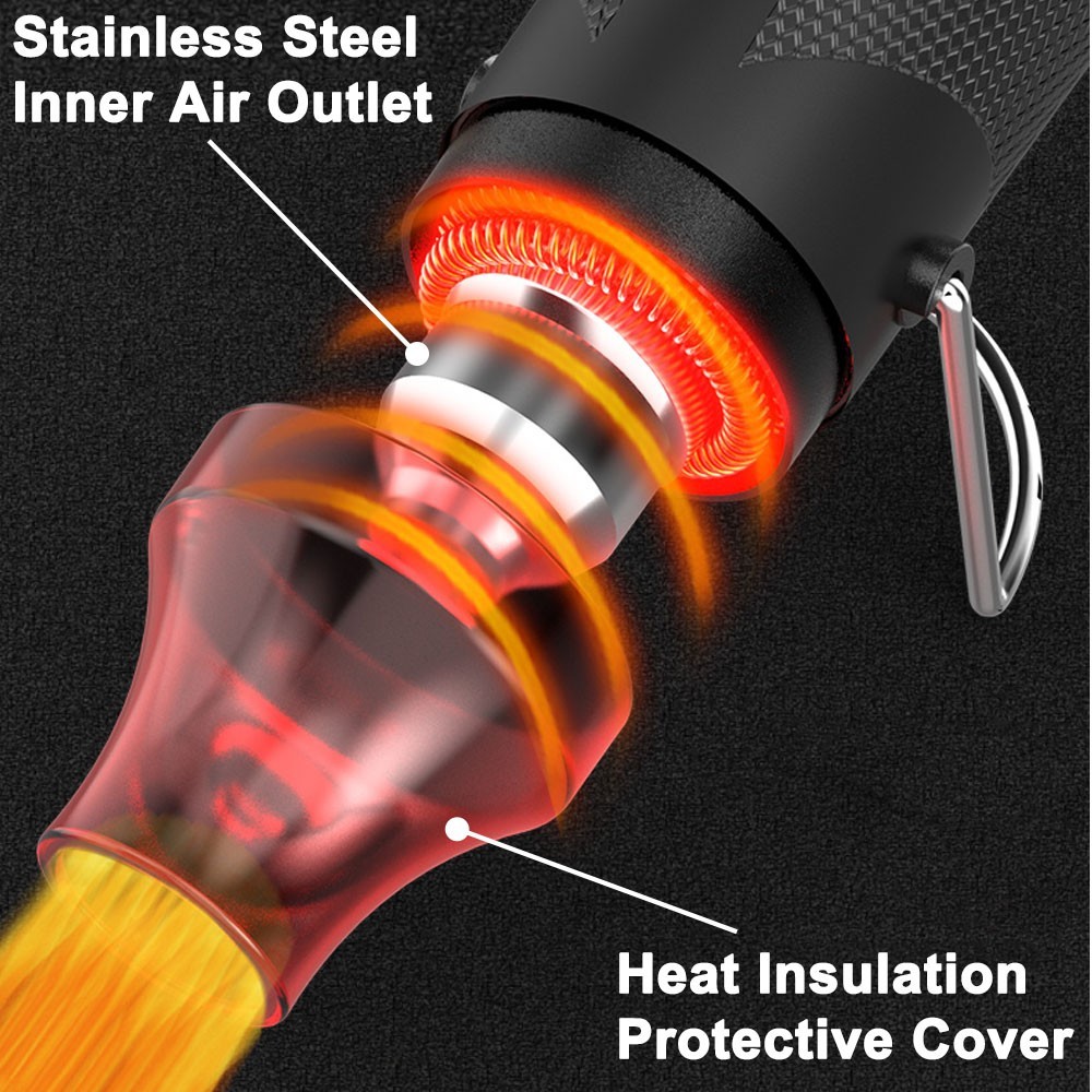 300W Hot Air Gun Mini Portable Handheld Heat Tool for DIY Craft Shrink Wrapping gallery