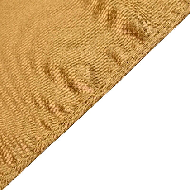 GOLD 72x120 RECTANGLE POLYESTER TABLECLOTH Wedding Party Catering Linens SALE gallery
