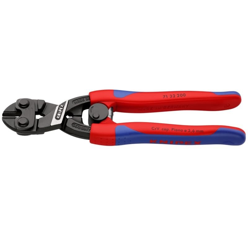 High Leverage CoBolt Cutter, Notch & Spring Design, Comfort Grip Handles, 200mm gallery