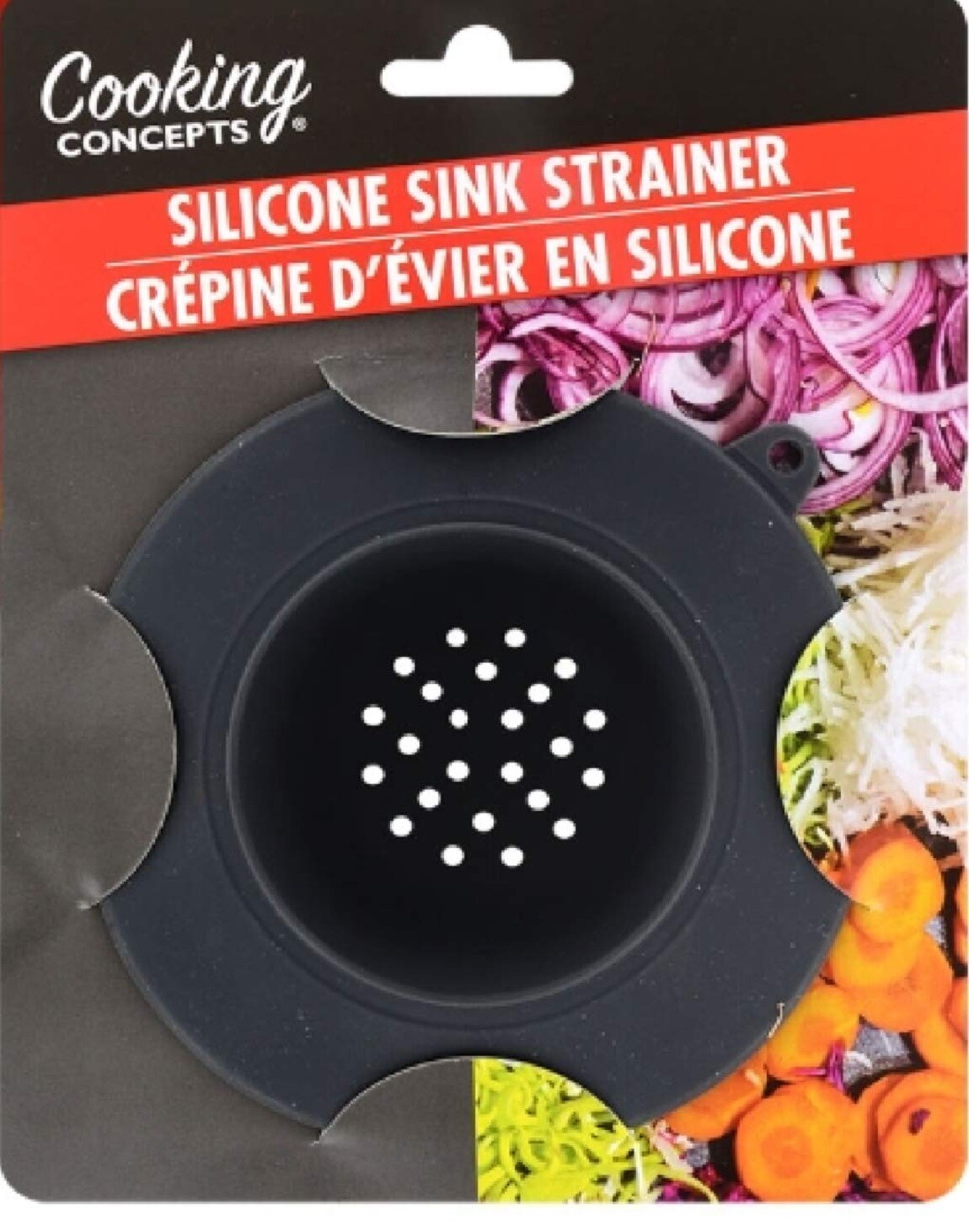 Sink Strainer Silicone Filter Protector RED Kitchen Food Trap Debris Clog Drain gallery