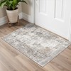 2x3 Washable Non-Slip Area Rug - Soft 2' x 3' (Rectangular), Beige/Grey/Brown gallery