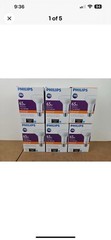 6 PC Philips LED Dimmable 7.2W 65W Soft White 650 Brightness bulb BR30 457044