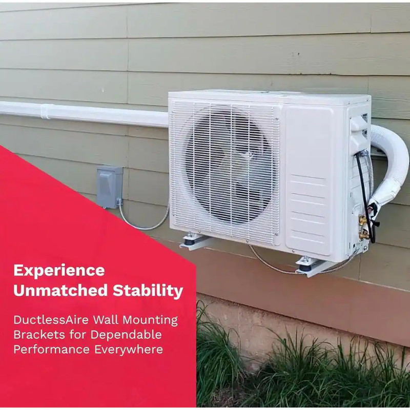 Ductless Aire Mini Split Wall Mount Bracket Outdoor AC Heat Pump 9000-36000 BTU gallery
