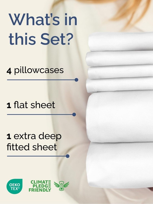Extra Deep Queen Sheet Set - Soft & Cozy Microfiber Sheets gallery