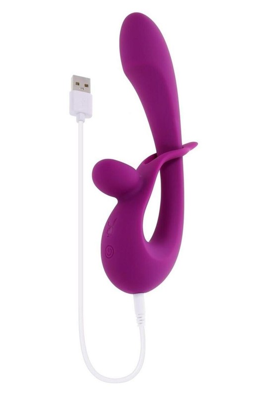 Playboy Cha Cha Slide Rechargeable Silicone Dual Vibrator gallery