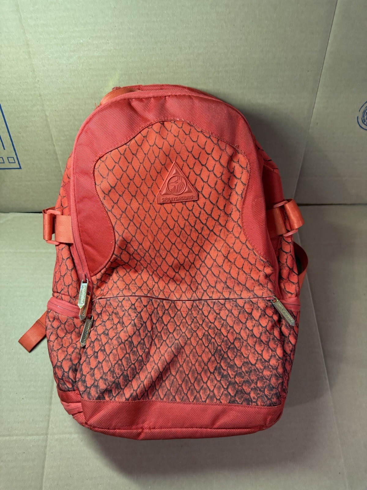 Sprayground Backpack Red October Limited Edition Used 2