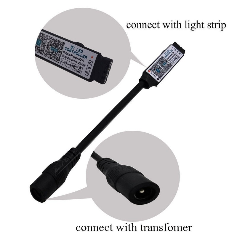 Smart APP Bluetooth-compatible LED Controller For 5050 3528 RGB LED Strip Light gallery