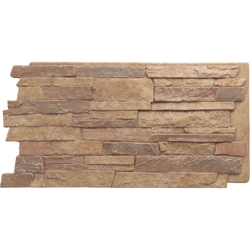 Ekena Millwork Everstone Acadia Ledge Faux Stone Panel 49W X 25 1/2H X 1 1/4D gallery