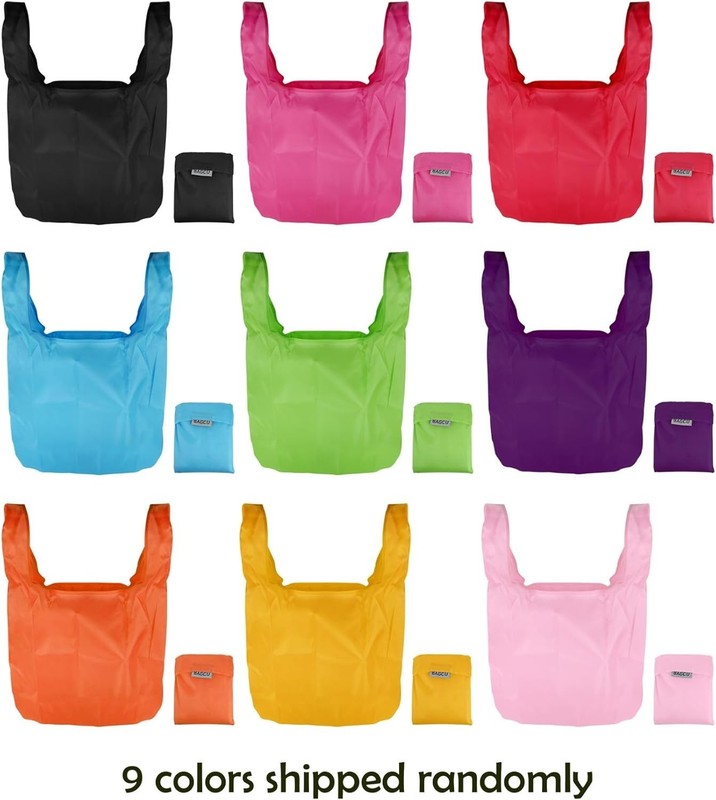 Compact Foldable Shopping Bags - Heavy Duty, Machine Washable & Stylish gallery