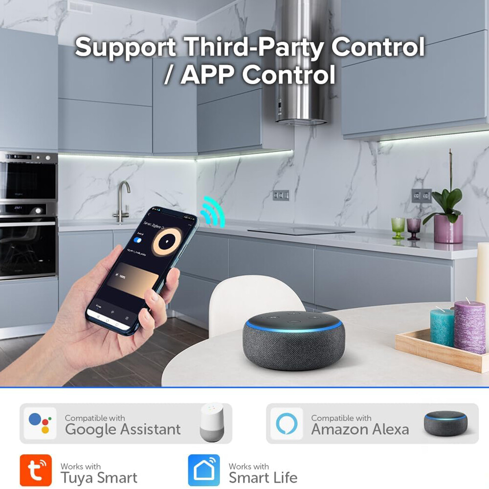 WiFi 0/1-10V + AC Triac Dimmer Push Switch Control 480W Smart Life APP for Alexa gallery
