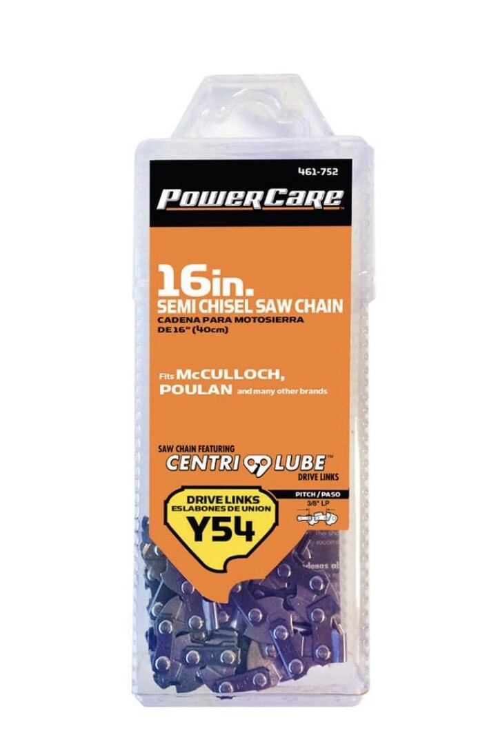 16 In. Y54 Semi Chisel Chainsaw Chain gallery