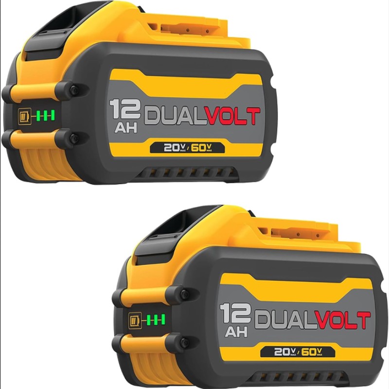 2X 12.0Ah For DEWALT FLEXVOLT DCB609 20V/60V MAX Lithium-lon Battery Replacement gallery
